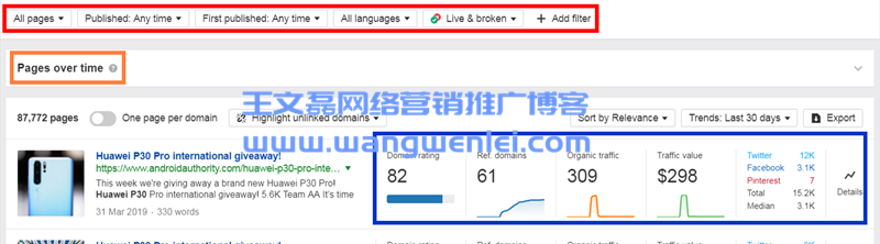 英文SEO工具Ahrefs超详细使用教程（2019最新中文版）